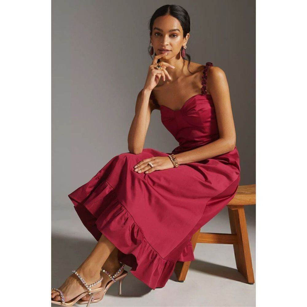Anthropologie - Hutch Floral-Hem Maxi Dress Size 8